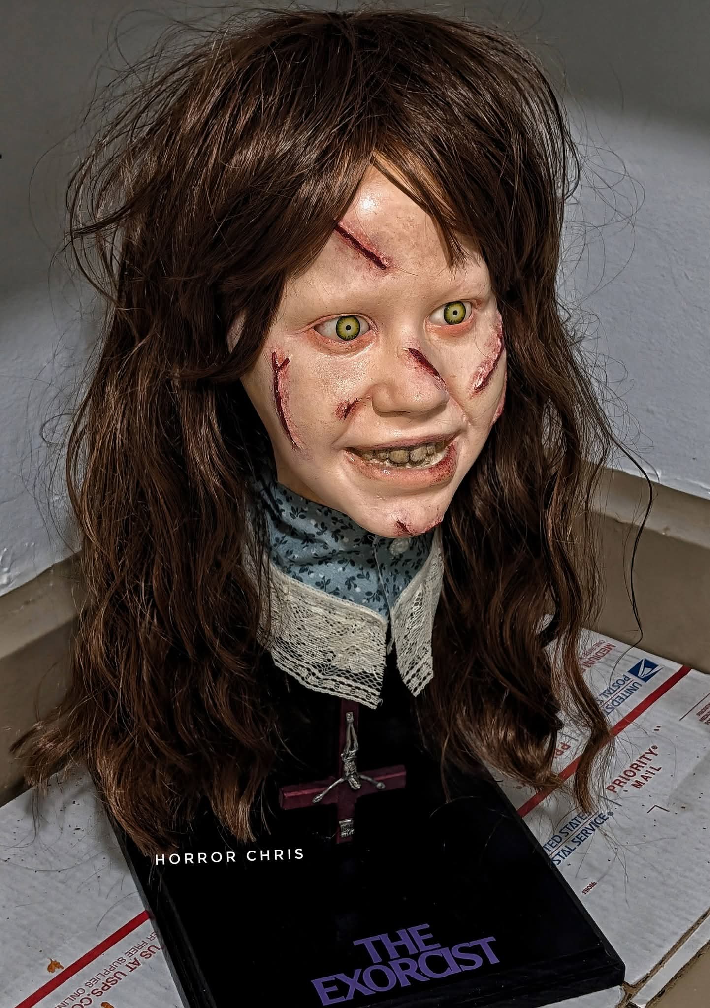 The exorcist Regan bust