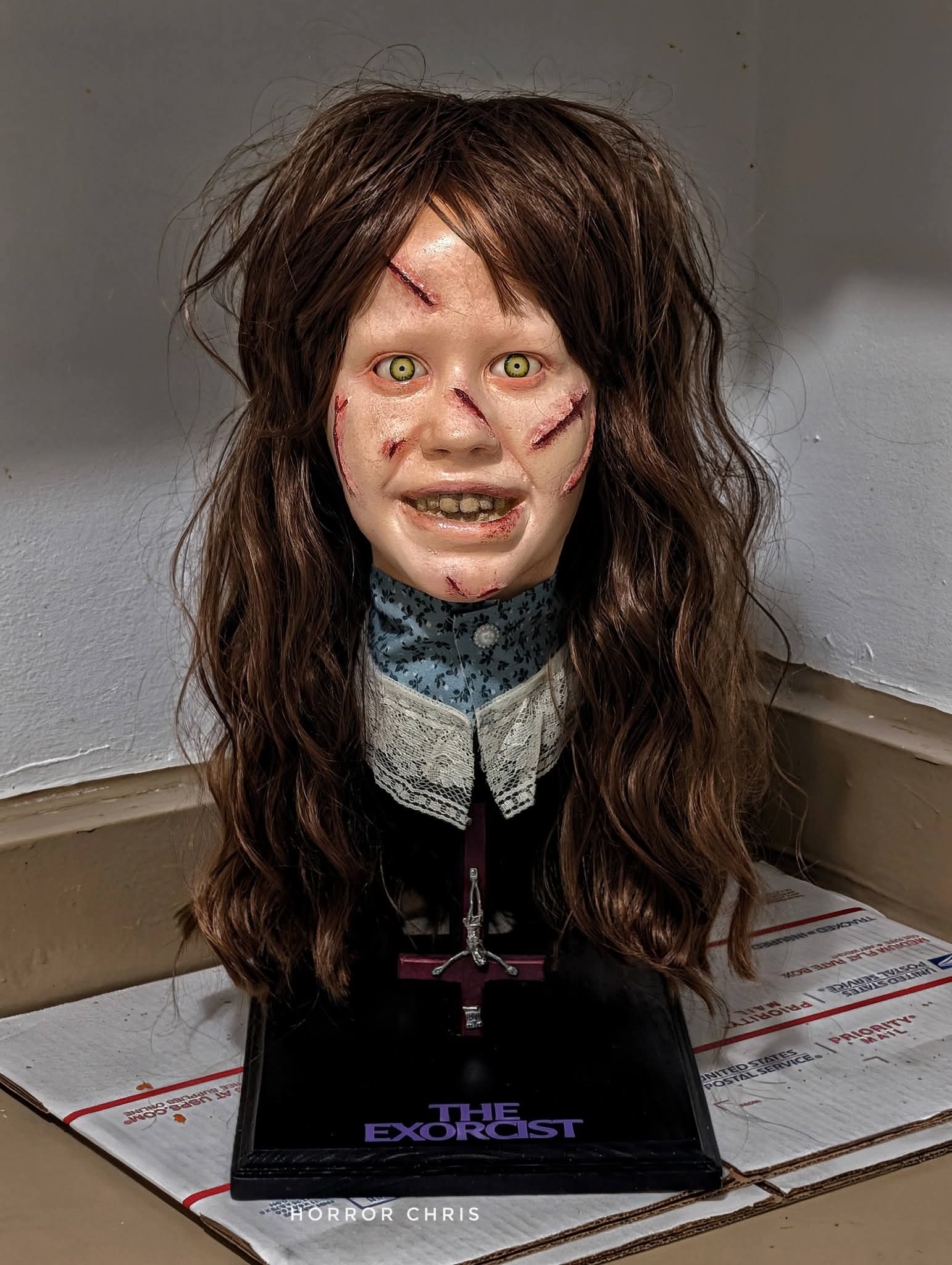 The exorcist Regan bust
